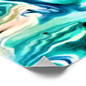 Abstracte kleurstudie 123, poster (Hoek)