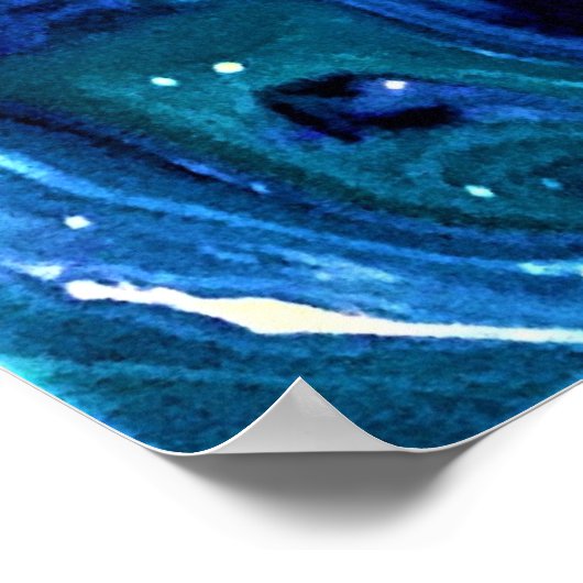 Abstracte kleurstudie 126, poster (Hoek)