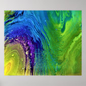 Abstracte kleurstudie 12, poster (Voorkant)