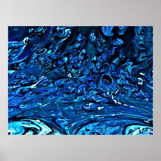 Abstracte kleurstudie 130, poster (Voorkant)