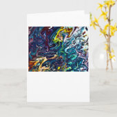 Abstracte Kleurstudie 155, kaart (Gele Bloem)