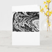 Abstracte kleurstudie 16 / Noir, Kaart (Gele Bloem)
