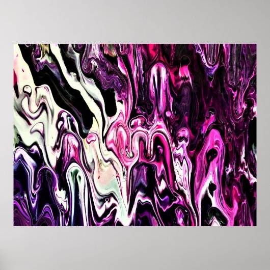 Abstracte kleurstudie 210, poster (Voorkant)