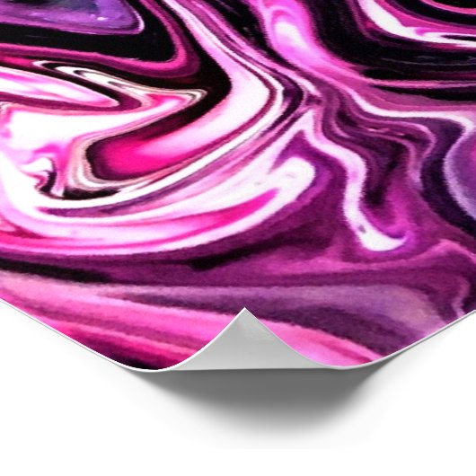 Abstracte kleurstudie 215, poster (Hoek)