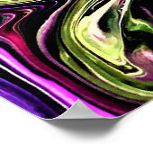 Abstracte kleurstudie 216, poster (Hoek)