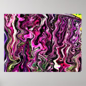 Abstracte kleurstudie 216, poster (Voorkant)