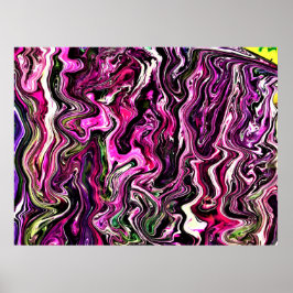 Abstracte kleurstudie 216, poster