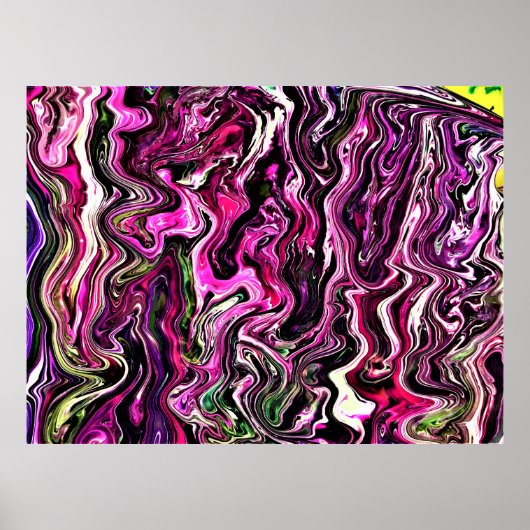 Abstracte kleurstudie 216, poster (Voorkant)