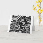 Abstracte kleurstudie 21 / Noir, Kaart (Gele Bloem)