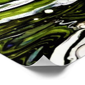 Abstracte kleurstudie 21; poster (Hoek)
