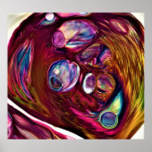 Abstracte kleurstudie 221, poster (Voorkant)