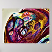 Abstracte kleurstudie 226, poster (Voorkant)