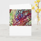 Abstracte kleurstudie 231, Kaart (Gele Bloem)