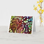 Abstracte Kleurstudie 234, kaart (Gele Bloem)