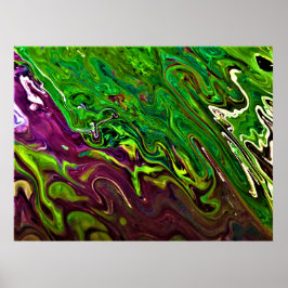 Abstracte kleurstudie 241, poster