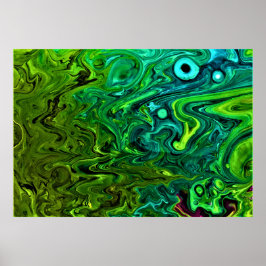 Abstracte kleurstudie 246, poster