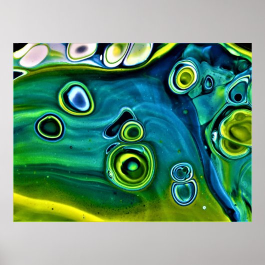 Abstracte kleurstudie 248, poster (Voorkant)