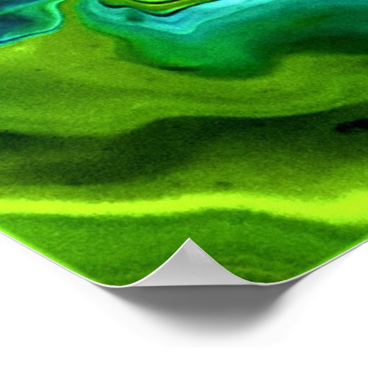 Abstracte kleurstudie 252, poster (Hoek)