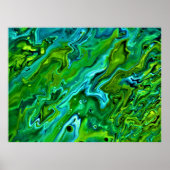 Abstracte kleurstudie 255, poster (Voorkant)