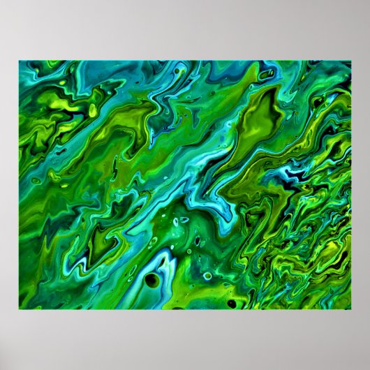 Abstracte kleurstudie 255, poster (Voorkant)