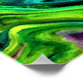 Abstracte kleurstudie 258, poster (Hoek)