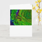 Abstracte Kleurstudie 25, kaart (Gele Bloem)