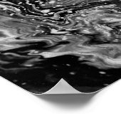 Abstracte kleurstudie 25 / Noir, Poster (Hoek)