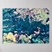 Abstracte kleurstudie 260, poster (Voorkant)