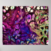 Abstracte kleurstudie 261, poster (Voorkant)