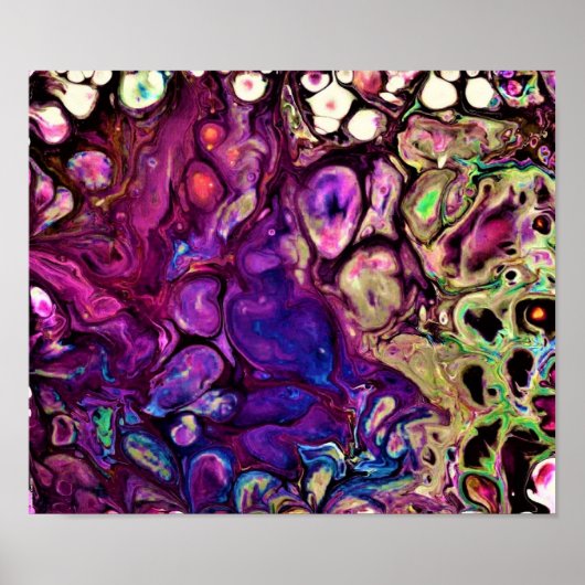 Abstracte kleurstudie 261, poster (Voorkant)