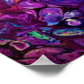 Abstracte kleurstudie 261, poster (Hoek)