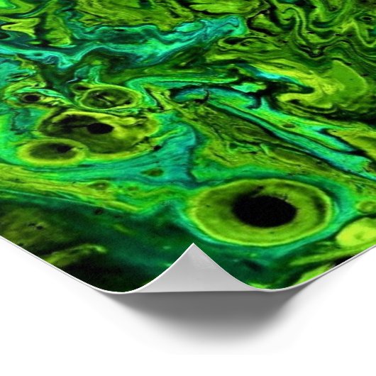 Abstracte kleurstudie 262, poster (Hoek)