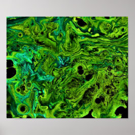 Abstracte kleurstudie 262, poster