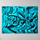 Abstracte kleurstudie 27; poster (Voorkant)