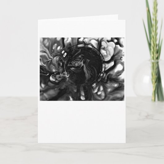 Abstracte kleurstudie 287 / Noir, kaart (Voorkant)