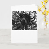 Abstracte kleurstudie 287 / Noir, kaart (Gele Bloem)