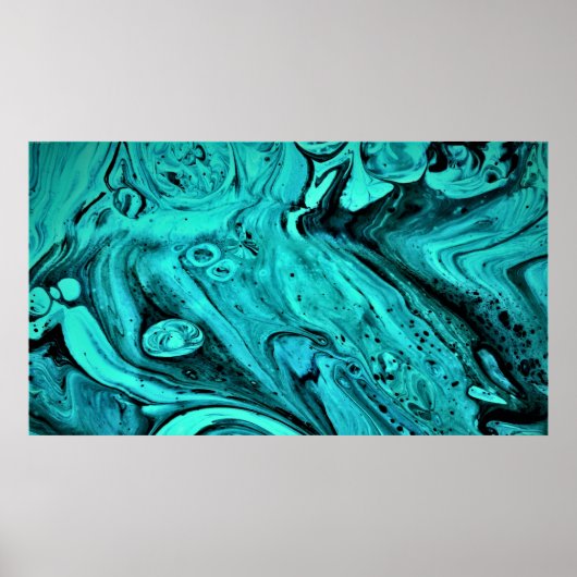 Abstracte kleurstudie 28; poster (Voorkant)