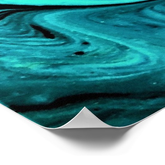 Abstracte kleurstudie 28; poster (Hoek)