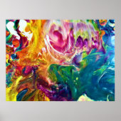 Abstracte kleurstudie 2, poster (Voorkant)