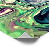 Abstracte kleurstudie 301, poster (Hoek)