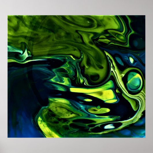 Abstracte kleurstudie 302, poster (Voorkant)