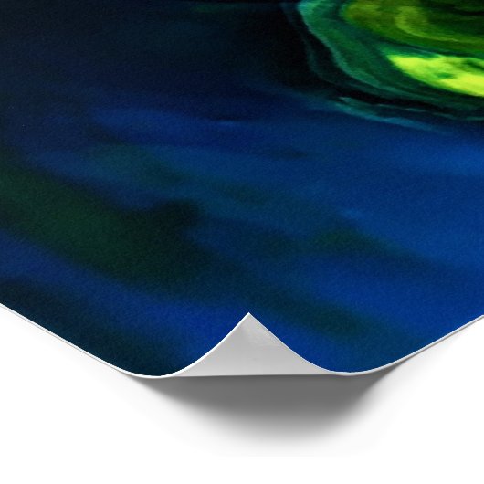 Abstracte kleurstudie 302, poster (Hoek)