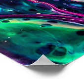 Abstracte kleurstudie 304, poster (Hoek)