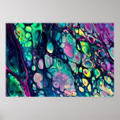 Abstracte kleurstudie 304, poster (Voorkant)