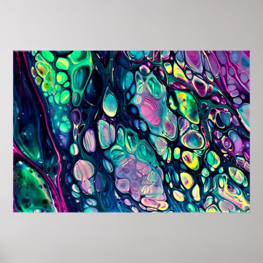 Abstracte kleurstudie 304, poster (Voorkant)