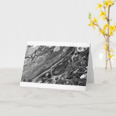 Abstracte kleurstudie 305 / Noir, Kaart (Gele Bloem)