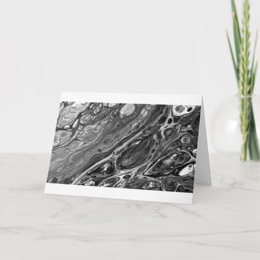 Abstracte kleurstudie 305 / Noir, Kaart (Voorkant)