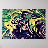 Abstracte kleurstudie 308, poster (Voorkant)