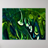 Abstracte kleurstudie 309, poster (Voorkant)