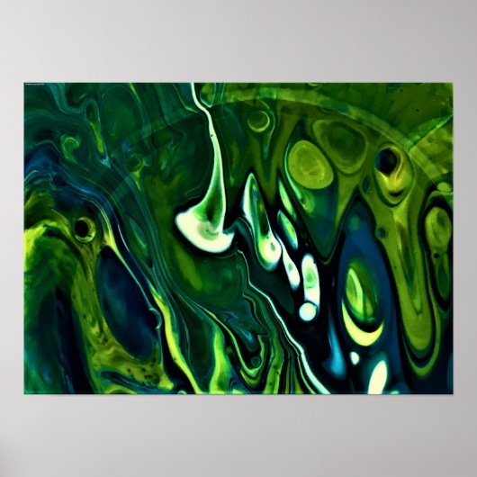 Abstracte kleurstudie 309, poster (Voorkant)